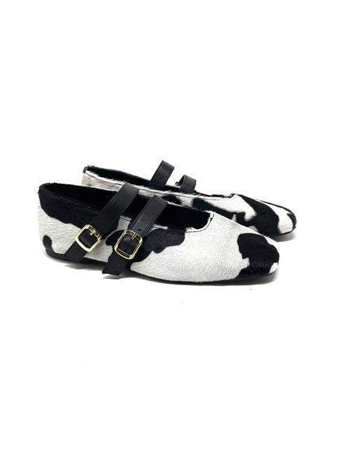 Ballerina cow IL LACCIO | 4083CAVALLINOWHITE/BLACKCOW